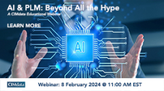 Free Webinar on Understanding AI’s Place in a PLM Environment