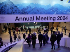At Davos, Blinken calls a path to a Palestinian state a need for Israeli security