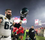 Jason Kelce tearfully addresses retirement talk with Travis Kelce on New Heights podcast