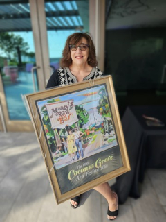 An Iconic Coconut Grove Structure Served as Inspiration for the 60th Anniversary Commemorative Poster of the Coconut Grove Arts Festival