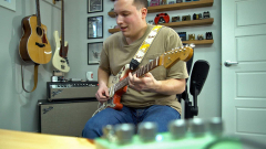 He’s not simply developing guitar pedals — he’s bringing brand-new sounds to life