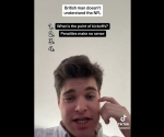 British male handles to amount up whatever incorrect with the NFL in one TikTok