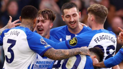 Brighton & Hove Albion 4-1 Crystal Palace: Seagulls beat competitors to put pressure on Roy Hodgson