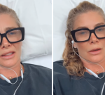 Natalie Bassingthwaighte in healthcarefacility after mishap