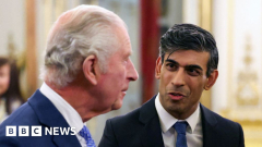 King Charles’s cancer was ‘caught early’, Rishi Sunak states