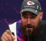 6 Travis Kelce pricesquote about Taylor Swift from Super Bowl Opening Night, consistingof his preferred of her tunes