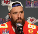 Travis Kelce had a 4-word action to the bet about him and Taylor Swift getting engaged after the Super Bowl