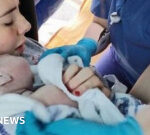 Swansea: Mum offers birth in traffic jam on method to medicalfacility