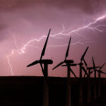 New wind turbine blade finish for improved lightning defense