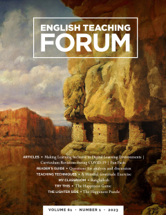English Teaching Forum 2023, Volume 61, Number 1