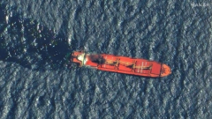 Freight ship hit by Houthis sinks, spilling oil and fertilizer into Red Sea