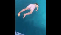 Laughter turns to screams after guy dives into water, gets blindsided