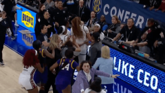 South Carolina and LSU had to surface the SEC title videogame without a bench after a wild scuffle led to numerous ejections