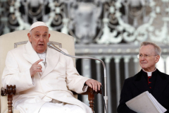 Pope shows on life and death in narrative
