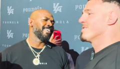 ‘I would love to have the honor’: Tom Aspinall surprises Jon Jones at Arnold’s Sports Festival