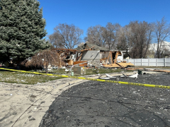 Wild video reveals surge that eliminated female and annihilated Utah home