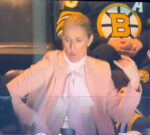 Celine Dion played air guitar and provided the Bruins lineup in fantastic videos