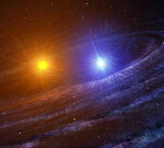 Blue supergiant stars can be formed by the merger of 2 stars