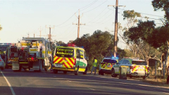 Guy eliminated in crash in Two Wells, South Australia