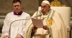 Pope Presides Over Easter Vigil, Delivers 10-Minute Homily After Skipping Good Friday At Last Minute