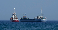 Three-Ship Aid Convoy Departs For Gaza Amid Starvation Concerns