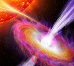 Astronomers observed jets of matter being expelled 3X the speed of light