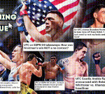 Spinning Back Clique LIVE (noon ET): UFC on ESPN 54, Brandon Moreno’s hiatus from MMA, Whittaker-Chimaev, more