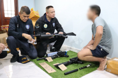 Air rifle sales lead to arrest