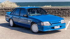 Peter Brock’s ‘Blue Meanie’ Holden Commodore VK is back on the obstructs