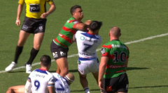 Latrell Mitchell put on report twotimes throughout Rabbitohs’ heavy loss to Warriors