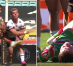 South Sydney halfback Lachlan Ilias suffers gruesome leg injury in NSW Cup clash