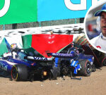 Japanese Grand Prix stopped as Daniel Ricciardo’s crash with Alex Albon activates red flag