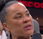 College basketball fans liked the elegant message that Dawn Staley had for Caitlin Clark after South Carolina’s champion win