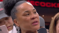 College basketball fans liked the elegant message that Dawn Staley had for Caitlin Clark after South Carolina’s champion win