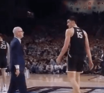 College basketball fans were not delighted about Dan Hurley’s mid-game exchange with Zach Edey