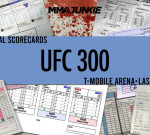 UFC 300: Official scorecards from Las Vegas
