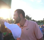 Golf fans liked Scottie Scheffler classily welcoming his caddie to walk with him after his 2nd Masters win