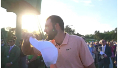 Golf fans liked Scottie Scheffler classily welcoming his caddie to walk with him after his 2nd Masters win