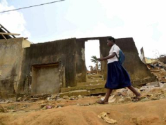 Houses are destroyed in Ivory Coast’s primary city over declared health issues