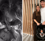 AFL star Gary Rohan’s ex-wife shares infant happiness 2 months after he invited kid with brand-new spouse Madi