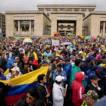 10s of thousands of Colombians demonstration versus the leftist president’s reform program