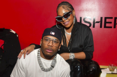 Awww! Nelly Shares Sweet Message To Ashanti While Posting Photo Of Her Growing Baby Bump