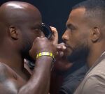 Video: UFC on ESPN 56 ritualistic weigh-in faceoffs with Derrick Lewis vs. Rodrigo Nascimento, Joaquin Buckley’s cash, more