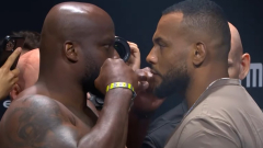 Video: UFC on ESPN 56 ritualistic weigh-in faceoffs with Derrick Lewis vs. Rodrigo Nascimento, Joaquin Buckley’s cash, more