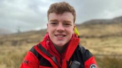 Teen is one of Scotland’s youngest mountain rescuers