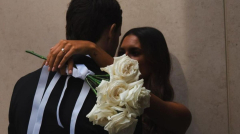 Previous AFL star Lachie Plowman weds design Kenyah Hura in trick weddingevent in Melbourne