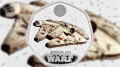 Star Wars’ Millennium Falcon functions on brand-new 50p