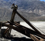 Historical Death Valley cablecar tower fell by off-roading travelers