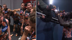 ‘Totally unconcerned’ GWS Giants hero Leek Aleer leaves whole group hanging after thrilling win
