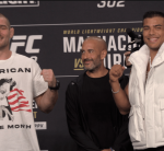 UFC 302 video: Sean Strickland, Paulo Costa program regard while fans chant throughout press conference faceoff
